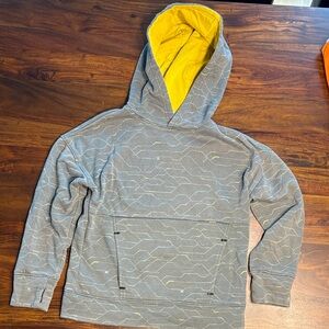 Gray and Yellow Hoodie